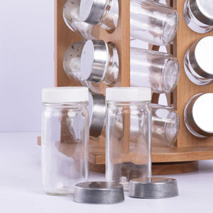 Juego de Especias de Madera de Haya al por Mayor con 16 Frascos |   Organizador de Cocina OEM y ODM - Product Image 3