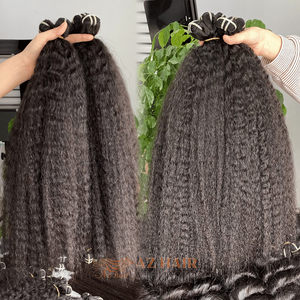 Cheveux naturels vietnamiens crépus raides faisceaux Yaki cheveux humains extensions de cheveux non traités - Product Image 6
