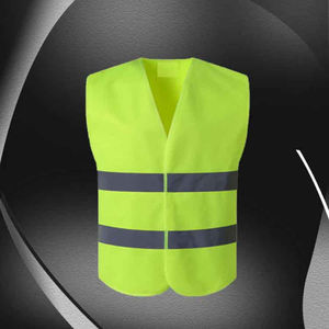High Visibility <b>Reflective</b> Safety <b>Vests</b> Traffic Construction <b>Vest</b> With Functional Pockets - Product Image 6