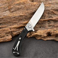 Couteau de poche pliable EDC du fabricant, système Liner Lock, acier 3CR13, couteau de survie pour la chasse, le camping et les activités de plein air avec clip ceinture