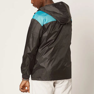 Veste coupe-vent légère à demi-zip de haute qualité, 100% polyester, sur mesure pour hommes - Product Image 2