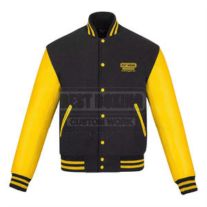 แจ็กเก็ตสไตล์ฤดูหนาวคลาสสิกสำหรับผู้ชายที่ตกแต่งด้วยตัวอักษรที่ทันสมัยและทันสมัย - Product Image 1