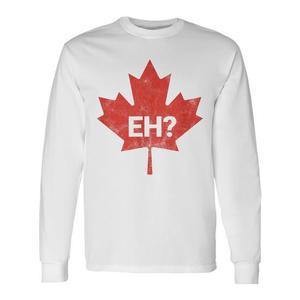 Camiseta de Manga Larga Estilo Vintage con Diseño Canadiense, Promocional - Product Image 1