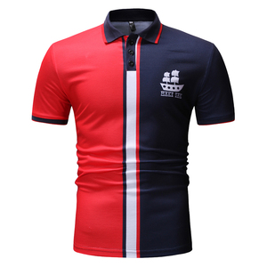 Camiseta Polo de alta calidad personalizada para hombre, Jersey de manga corta de punto transpirable cómodo con logotipo bordado, diseño sólido - Product Image 2