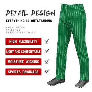 กางเกงเบสบอลขายาวผู้ชาย ดีไซน์ใหม่ รับทำโลโก้ แบรนด์ส่วนตัว ขายส่งเสื้อผ้า - Product Image 3