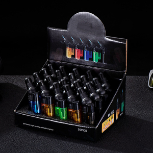 Mini tamaño cilindro de Gas vacío transporte antorcha encendedor recargable solo fuego cigarro encendedor al aire libre al por mayor <span class=keywords><strong>precio</strong></span> bajo - Product Image 3