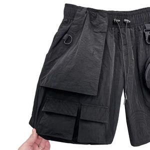 Short multi-poches pour hommes OEM personnalisé tissu imperméable en nylon nouveau design style décontracté Streetwear Short cargo - Product Image 4