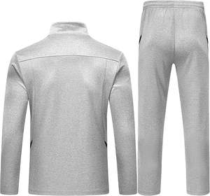 Nuevo Conjunto Deportivo de Forro Polar Transpirable con Cremallera Completa para Hombre, Estilo Casual de Invierno, Manga Larga, para Deporte al Aire Libre, Venta al por Mayor Personalizada - Product Image 2