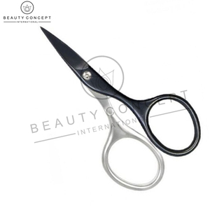 2024 bonne vente Logo personnalisé impression manucure ciseaux double couleur droite cuticule Stakel ciseaux durable double couleur ongles - Product Image 3