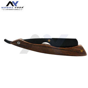 Navaja de Afeitar Profesional Vintage Más Vendida, Navajas Negras al por Mayor con Hojas Reemplazables y Mango de Madera - Product Image 5