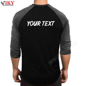 American Sleeves camisetas Reglan mangas camisetas logotipo personalizado calidad caliente más nuevo diseño hombres camisetas, Mejor Proveedor hombres camisetas - Product Image 3