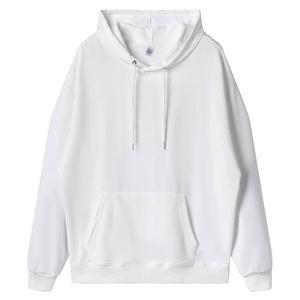 Sweat-shirt à capuche d'hiver brodé et perlé OEM/ODM pour hommes, lourd, 100% coton, polaire, fermeture éclair, séchage rapide, respirant - Product Image 3
