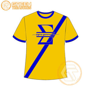 Venta al por mayor Sigma Gamma Rho mujeres camiseta hermandad ropa algodón Jersey alta calidad transpirable camiseta mujeres ropa griega - Product Image 4