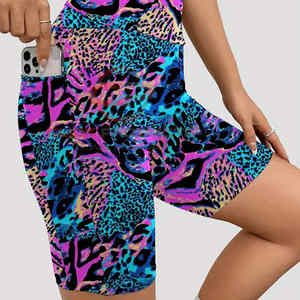 Venta al por mayor personalizado gimnasio deporte Fitness entrenamiento sin costuras buena calidad sublimación mujeres Fitness entrenamiento pantalones cortos Yoga para mujeres - Product Image 6