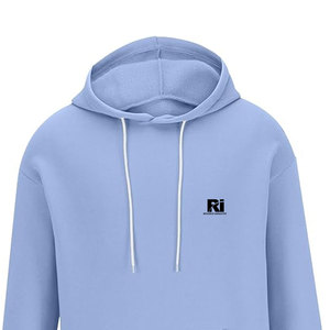 เสื้อฮู้ดทรงหลวมสำหรับผู้ชายผ้าฝ้ายน้ำหนักเบาระบายอากาศได้ดี - Product Image 3