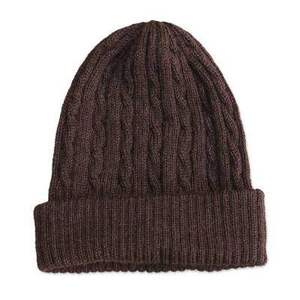 Sombreros Deporte Etiquetas personalizadas Beanie Hat para mujer Beanie Custom Plain Dyed Woven Label Winter Wool Knitted Beanies Hat - Product Image 1