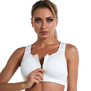 Sujetador deportivo de Fitness con relleno extraíble Reversible sin costuras transpirable para mujer estilo Simple Push-Up para correr y gimnasio - Product Image 2