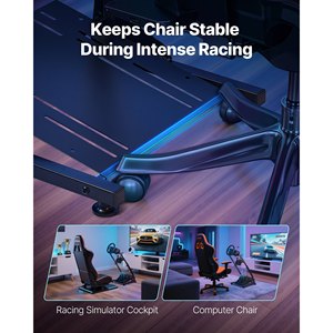 Support de volant de course VEVOR réglable et pliable pour simulateur de cockpit compatible avec Logitech G29 G27 G920 G923 Thrustmaster T300RS T300GT T248 - Product Image 5