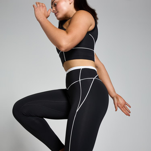 Ropa de fitness de gimnasio para mujer de alta calidad, mallas de Yoga de material sólido, pantalones deportivos de entrenamiento al por mayor - Product Image 5