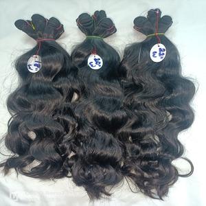 Extensiones de Cabello Humano Virgen Remy Africano Indio de 90 cm de Largo, Alta Calidad, Resistentes a la Caída, Suaves y Brillantes, Doble Trama a Máquina, Sushma - Product Image 1