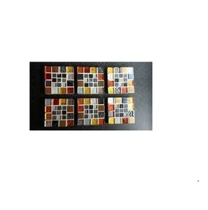 Square Shaped Mosaic Stone Coasters Art Crafts Mosaic Kit Mosaic Coaster and Customized Size Handmade Use - Product Image 5