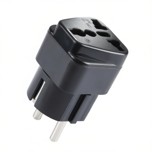 Portable <b>UK</b> to EU Travel <b>Adapter</b> with Fuse Universal for Convenient Travel - Product Image 2