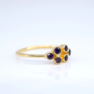 Handmade 925 Sterling Silver Fine <b>Ring</b> with <b>Indian</b> Natural Amethyst Stone for Weddings & Engagements Wholesale Lot - Product Image 3