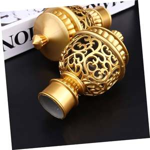 2024 nouvelle Collection embouts de rideau en acier inoxydable rose élégant à la mode avec support de tige à rail unique conception et forme personnalisées - Product Image 4