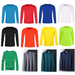 T-shirt à manches longues femmes 100% Polyester séchage rapide Sublimation chemises de Sport de haute qualité T-shirt à manches longues personnalisé pour hommes - Product Image 3