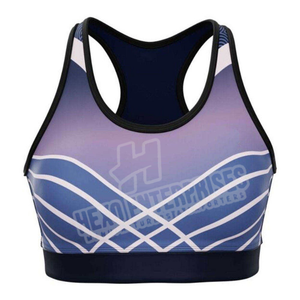 Women's Top Selling Breathable Compressed Sports Bra Pakistan Manufactured Custom Logo Sublimation Plus Size Option Available - Product Image 1