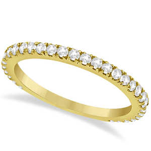 Anillo de Eternidad de Diamantes en Oro Amarillo de 18K para Mujer, Anillo de Diamantes de 0.47ct - Product Image 1
