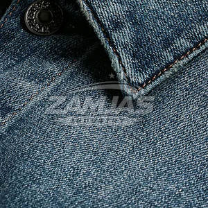 Veste en jean pour homme en coton avec logo personnalisé en gros, respirante, pour une utilisation en extérieur - Product Image 6