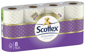 กระดาษทิชชู่ในห้องน้ำแบบดั้งเดิมของ scottex กระดาษทิชชู่10ม้วน - Product Image 5