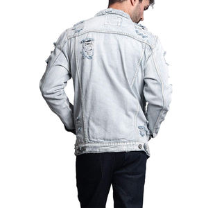 Fabriqué sur mesure Design Unique Hommes Vêtements d'extérieur Denim Vestes 2025 Respirant Denim Hommes Denim Veste PAR WAKIN WEAR - Product Image 4