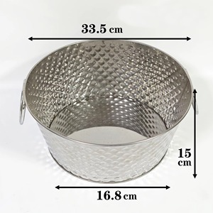 Elegante Cubitera de Diseño, Enfriador de Vino, Porta Cervezas, Recipiente para Champán, Perfecto para Eventos, Catering y Configuración de Bares - Product Image 2