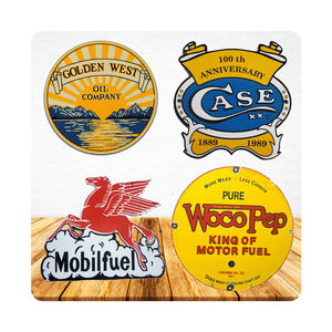 Style rétro personnalisé métal artisanat huile moteur porcelaine signe conseil avec logo émail plaque publicitaire rétro étain signe - Product Image 5