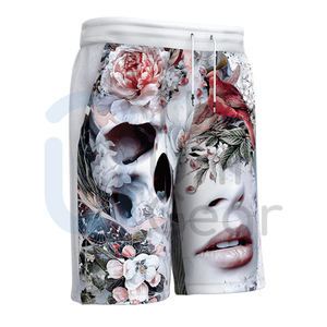 Short décontracté pour homme Nouvelle arrivée Streetwear respirant Design imprimé personnalisé Taille moyenne Coupe basse Cordon de serrage Quantité minimale de commande - Product Image 1