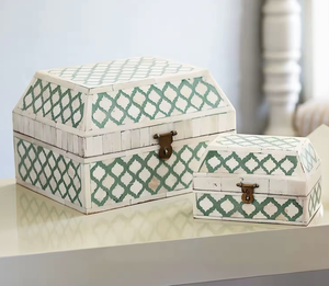 กล่องเครื่องประดับฝังกระดูกที่ดีที่สุดสำหรับเก็บเครื่องประดับราคาขายส่งจากอินเดีย - Product Image 4