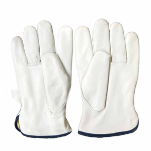 Gants de travail en cuir de qualité supérieure résistants à la chaleur faciles à porter Gants de travail antistatiques antivibrations sans silicone sans poudre - Product Image 3
