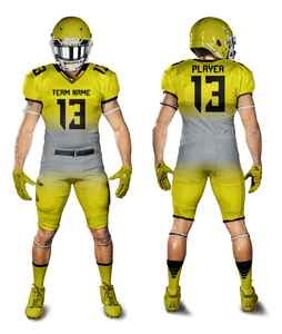 Conception personnalisée Couleur Hommes Football Américain Uniforme Style Unique Vêtements de Sport Football Américain Uniforme - Product Image 4