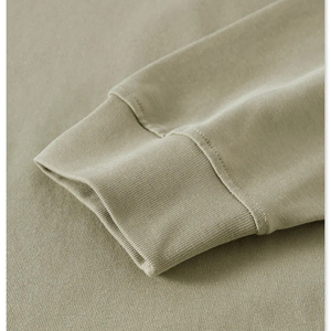 2025 AutumnWinter 425G Heavy Cotton Solid Color Basic Off-Shoulder <b>Long</b> <b>Sleeve</b> Loose <b>T</b>-<b>Shirt</b> Plus Size Plain Dyed for Winter - Product Image 4