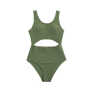 2025 traje de baño de una pieza para mujer de talla grande Control de barriga diseño sin espalda nuevo estampado verano playa desgaste Sexy Push traje de baño - Product Image 6