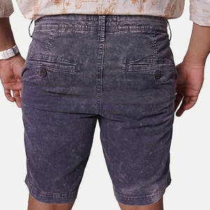 Pakistan Made OEM Service Manufacturer High Street 100% Cotton Breathable Quick Dry Acid Wash <b>Shorts</b> Plain Dyed Solid Color <b>Plus</b> - Product Image 3