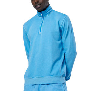 Sudadera de hombre transpirable con media cremallera para invierno 2024, ecológica, personalizable, ODM, al por mayor - Product Image 1