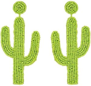 ต่างหูปักลายแบบหยดน้ำพร้อมลูกปัดหลากสี - Product Image 4