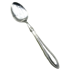 Cuillère de mariage en acier inoxydable au design moderne de couleur argent de l'Inde, parfaite pour les ustensiles de cuisine de table, les fournitures pour la maison et l'hôtel - Product Image 1