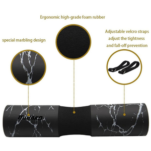 แผ่นรองยกน้ำหนักสำหรับยิมแผ่นรองคอทำจากยางวัสดุ2025พิมพ์โลโก้ตามสั่ง - Product Image 3