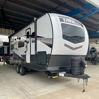 Maisonnette intelligente moderne de haute qualité, légère, design élégant, caravane portable, mini camping-car, acier inoxydable