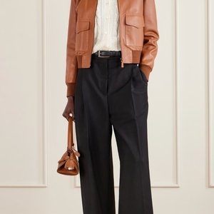 Sac fourre-tout en cuir véritable pour femme, qualité supérieure, minimaliste, marron, fermeture éclair, haute qualité, décontracté, quotidien - Product Image 5