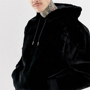 Sweat à capuche unisexe en coton et polyester, surdimensionné, doux, streetwear, avec logo personnalisé brodé de haute qualité, faible MOQ - Product Image 5